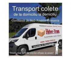 Transport colete, pachete Germania -Austria -Romania de la adresa la adresa