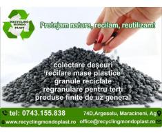 Granule reciclate, granule plastic, LPDE, PPE, PE