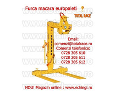 Furci macara cu echilibrare automata