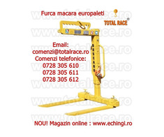 Furci macara cu echilibrare automata