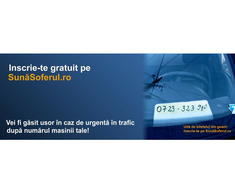 Acum poti fi gasit in trafic fara nici un suport de numar de telefon in parbriz