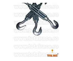 Intinzatoare cablu cu doua carlige Total Race