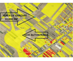 Teren intravilan/comercial Afumati la 200 m de rond autostrada