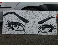 Tablou mozaic ceramica handmade Trenkart - Imagine 7/8