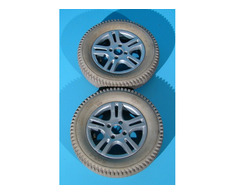 Roata originala cu cauciuc si camera pentru carucior electric 3.00-8 - set