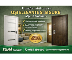 Solutii complete de usi  -  condorsystems.ro
